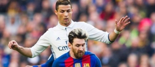 Désormais plus en guerre avec Lionel Messi, Cristiano Ronaldo a reporté sa haine sur un autre joueur du FC Barcelone - (Photo : Givemesport)