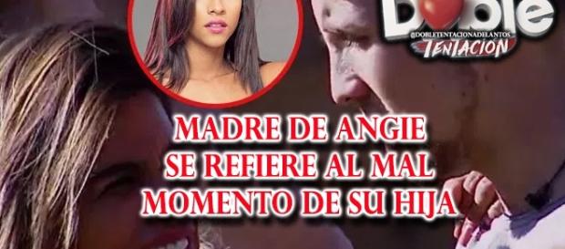 El duro momento de Angie Jibaja El duro momento de Angie Jibaja