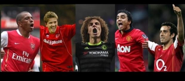 Gilberto Silva, Juninho e David Luiz são alguns do que se destacaram na Premier League Gilberto Silva, Juninho e David Luiz são alguns do que se destacaram na Premier League