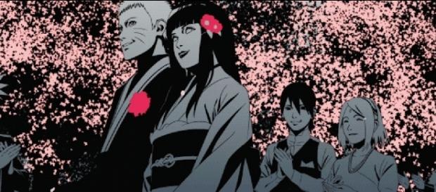 Ilustración de la boda de Naruto y Hinata Ilustración de la boda de Naruto y Hinata