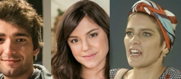 Imagem: Humberto Carrão, Alice Wegmann e Isabella Santoni em A Lei do Amor Imagem: Humberto Carrão, Alice Wegmann e Isabella Santoni em A Lei do Amor