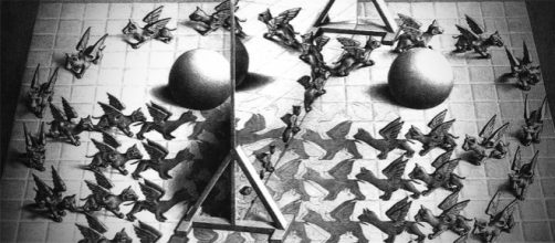 Escher, en el Palacio de Gaviria