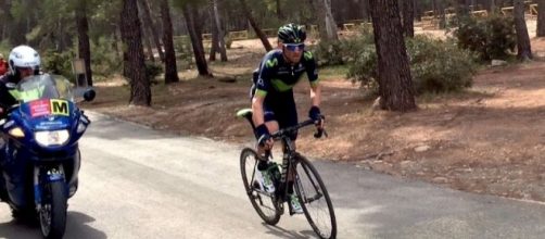 Valverde all'attacco sul Collado Bermejo