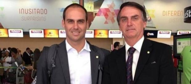 Eduardo e Jair fazem dezenas de viagens visando 2018 (Foto: Reprodução) Eduardo e Jair fazem dezenas de viagens visando 2018 (Foto: Reprodução)