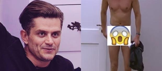 Marcos caminha de cueca branca pela casa (foto: reprodução TV Globo) Marcos caminha de cueca branca pela casa (foto: reprodução TV Globo)
