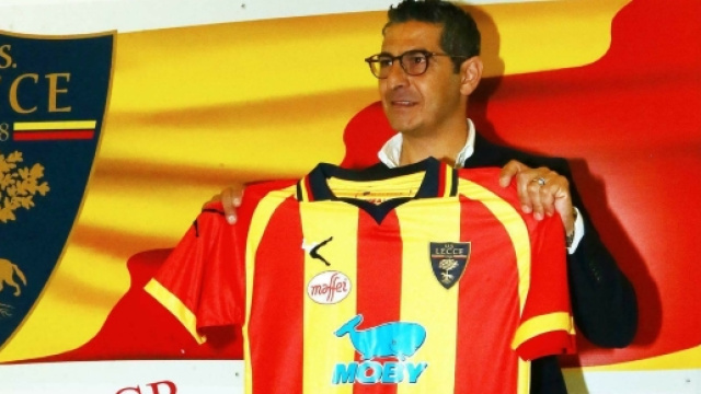 Padalino, allematore del Lecce. Foto Salento Giallorosso.