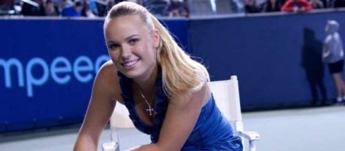 Wozniacki is looking good in her latest tournament in Doha - picture courtesy of expressandstar.com
