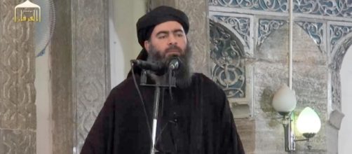 al Baghdadi in una immagine tipica della propaganda jihadista