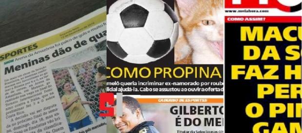 As manchetes de jornais mais engraçadas ou bizarras do Brasil As manchetes de jornais mais engraçadas ou bizarras do Brasil