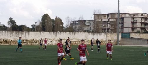 Momento di gara tra il Casalnuovo Calcio e il Nola. Stadio "D.Iorio" di Casalnuovo di Napoli