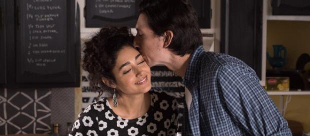 Adam Driver e Golshifteh Farahani, rispettivamente Paterson e Laura Adam Driver e Golshifteh Farahani, rispettivamente Paterson e Laura
