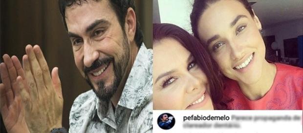 Fernanda Lima recebe comentário do padre Fábio de Melo. (reprodução Instagram) Fernanda Lima recebe comentário do padre Fábio de Melo. (reprodução Instagram)
