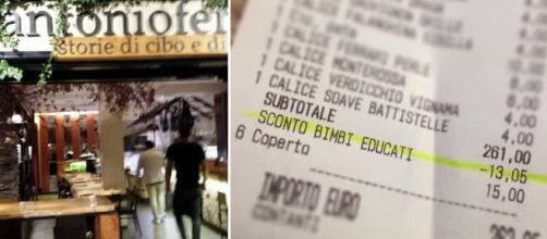 Bimbi educati al ristorante: Antonio Ferrari premia i genitori con uno sconto