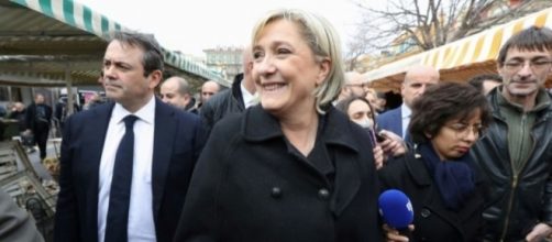 Marine Le Pen s'est rendue à Nice.