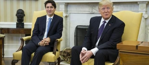 Justin Trudeau y Donald Trump en la Casa Blanca Justin Trudeau y Donald Trump en la Casa Blanca