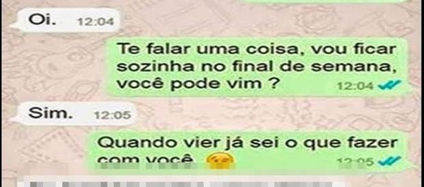 Rapaz revela para namorada o que realmente quer fazer com ela Rapaz revela para namorada o que realmente quer fazer com ela