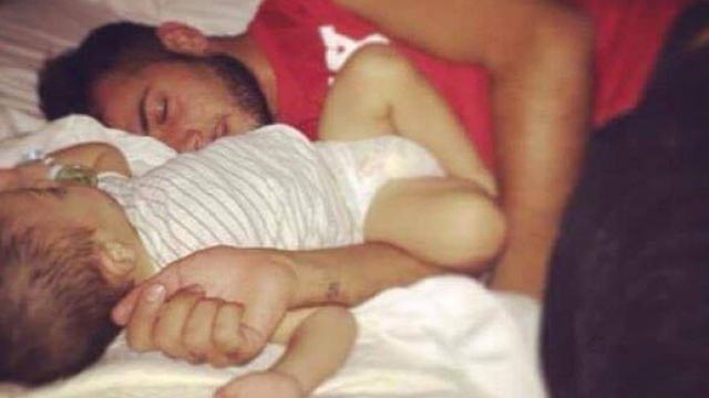 Aldo Palmeri e il piccolo Niccolò