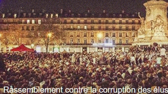 Un rassemblement s'organise pour dimanche prochain 19 fév., pl. de la République à Paris, à partir de 15 heures, contre la corruption des élus