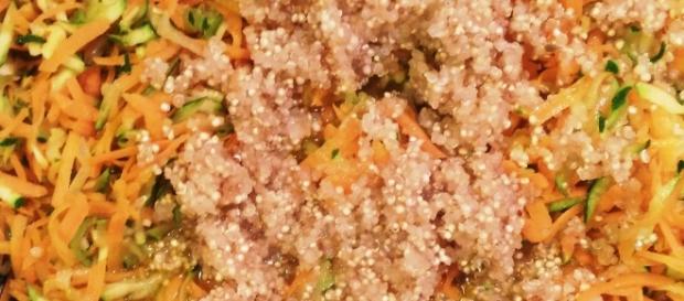 Carote, zucchine, cipolla e quinoa! Carote, zucchine, cipolla e quinoa!