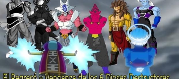 Dragon Ball Super El Regresó de los 6 Dioses Rebeldes de la Destrucción Dragon Ball Super El Regresó de los 6 Dioses Rebeldes de la Destrucción