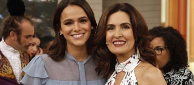 Fátima e Bruna Marquezine têm um bom relacionamento Fátima e Bruna Marquezine têm um bom relacionamento