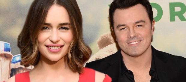 Os atores Emilia Clarke e Seth MacFarlane namoraram por seis meses Os atores Emilia Clarke e Seth MacFarlane namoraram por seis meses
