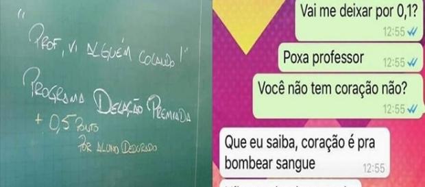 Professores bem criativos com seus alunos Professores bem criativos com seus alunos