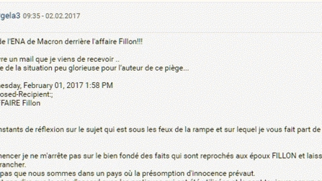 Bravo, on a tout compris ; la source du Penelopegate, c'est l'entourage d'Emmanuel Macron. Limpide, évident.