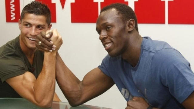 Cristiano Ronaldo battu par Usain Bolt&nbsp;!