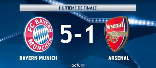 Le Bayern Munich écrase Arsenal ! (Image : scoopnest )