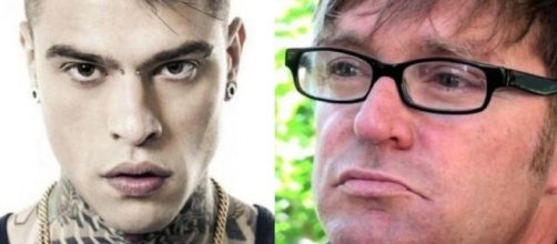 Fedez a sinistra, Filippo Facci a destra.