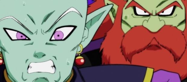 El Kaio Shin del Universo 9, Ro, y el Dios destructor del Universo 9, Sidra. El Kaio Shin del Universo 9, Ro, y el Dios destructor del Universo 9, Sidra.