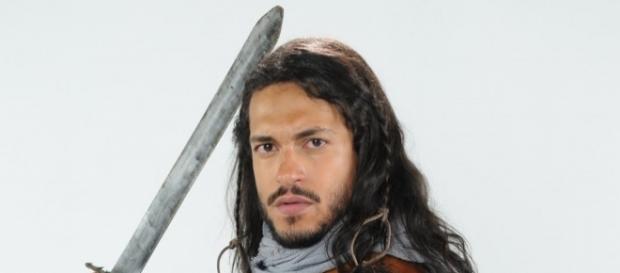 Tobias na novela 'A Terra Prometida' (Divulgação/Record) Tobias na novela 'A Terra Prometida' (Divulgação/Record)