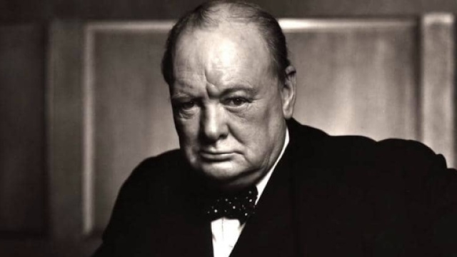 Foto del primo ministro Winston Curchill