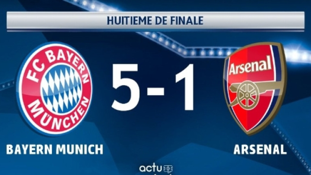 Le Bayern Munich écrase Arsenal ! (Image : scoopnest )
