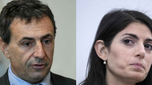 Virginia Raggi e Salvatore Romeo al centro dello scandalo