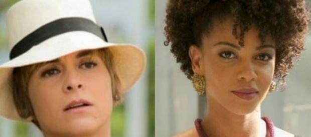 Helô e Laura na novela 'A Lei do Amor' (Divulgação/Globo) Helô e Laura na novela 'A Lei do Amor' (Divulgação/Globo)