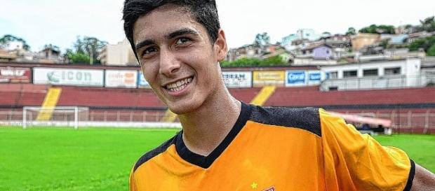 Jogador marcou dois gols na Copa São Paulo Jogador marcou dois gols na Copa São Paulo