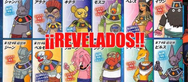 Nombres de los dioses de la destrucción de los 12 universos han sido revelados Nombres de los dioses de la destrucción de los 12 universos han sido revelados