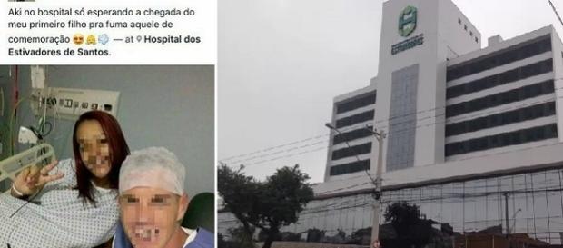 Polícia de Santos (SP) está apurando o caso Polícia de Santos (SP) está apurando o caso
