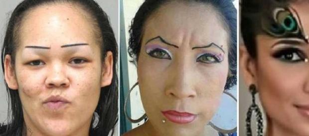 Sobrancelhas bizarras de famosas e anônimas; confira uma seleção das piores Sobrancelhas bizarras de famosas e anônimas; confira uma seleção das piores