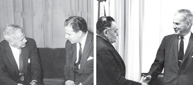 Abraham Lincoln Fordon, principal articulador do Golpe Militar, e os presidentes, respectivamente, João Goulart e Castelo Branco Abraham Lincoln Fordon, principal articulador do Golpe Militar, e os presidentes, respectivamente, João Goulart e Castelo Branco