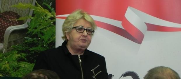 Henryka Krzywonos w Ostrowcu Świętokrzyskim. Fot. K.Krzak Henryka Krzywonos w Ostrowcu Świętokrzyskim. Fot. K.Krzak