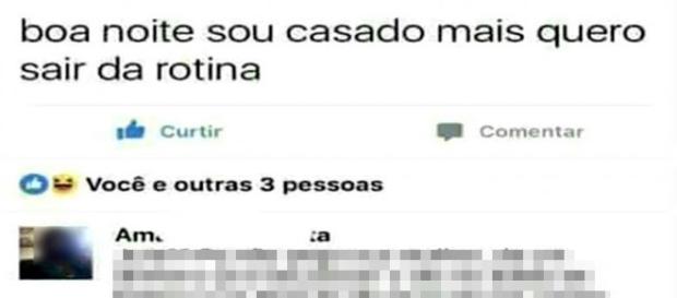 Mulher dá lição em homem casado que queria sair da rotina. Mulher dá lição em homem casado que queria sair da rotina.