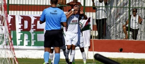 Na sua volta da Seleção Sub-20, Richarlison marca duas vezes e ajuda o Fluminense a fazer 3 a 0 sobre o Volta Redonda pelo Cariocão (Foto: Lancepress) Na sua volta da Seleção Sub-20, Richarlison marca duas vezes e ajuda o Fluminense a fazer 3 a 0 sobre o Volta Redonda pelo Cariocão (Foto: Lancepress)
