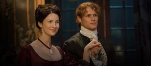 Sam Heughan and Caitriona Balfe star in "Outlander." (Image by Starz)