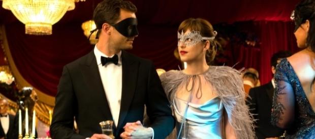 Christian Grey (Jamie Dornan) e Anastasia Steele (Dakota Johnson) Christian Grey (Jamie Dornan) e Anastasia Steele (Dakota Johnson)
