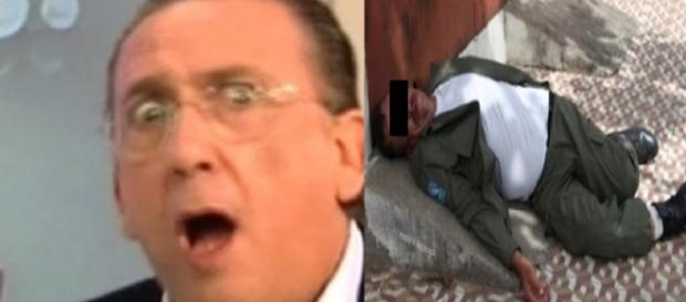 Galvão Bueno bebê demais, vai parar na ambulância e tudo acaba mal Galvão Bueno bebê demais, vai parar na ambulância e tudo acaba mal