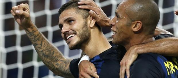 Icardi fez um gol e deu uma assistência na vitória sobre a Juventus, no primeiro turno Icardi fez um gol e deu uma assistência na vitória sobre a Juventus, no primeiro turno