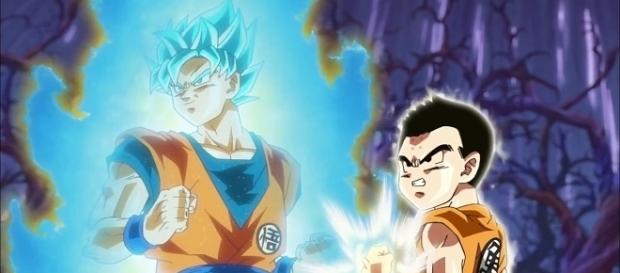 Krillin en el momento de sobrepasar a todos los peleadores humanos Krillin en el momento de sobrepasar a todos los peleadores humanos